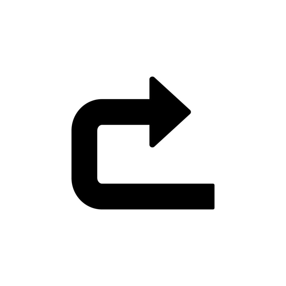 Arrow rotate vector icon illustration