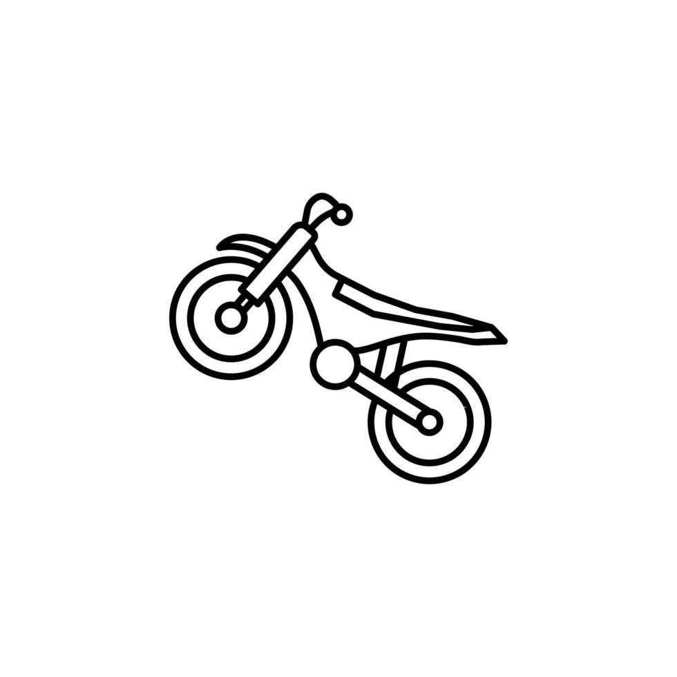 motocross vector icon illustration