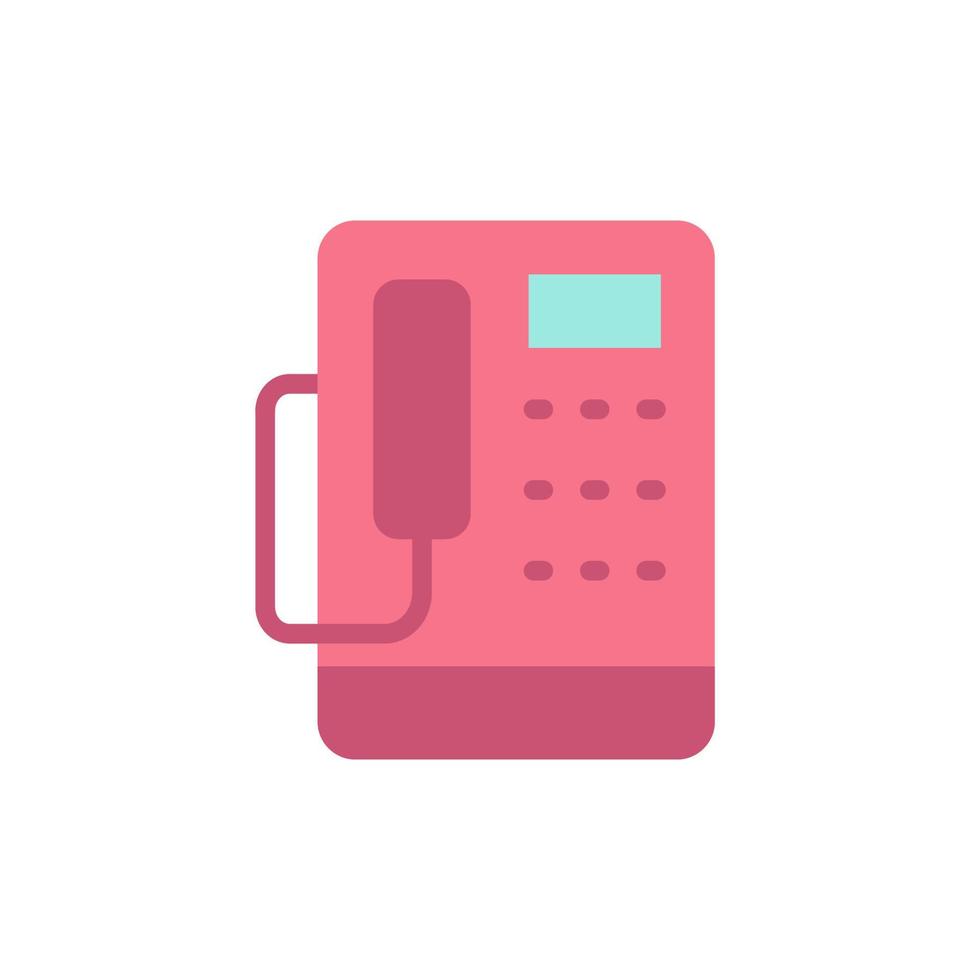 Phone, landline vector icon illustration