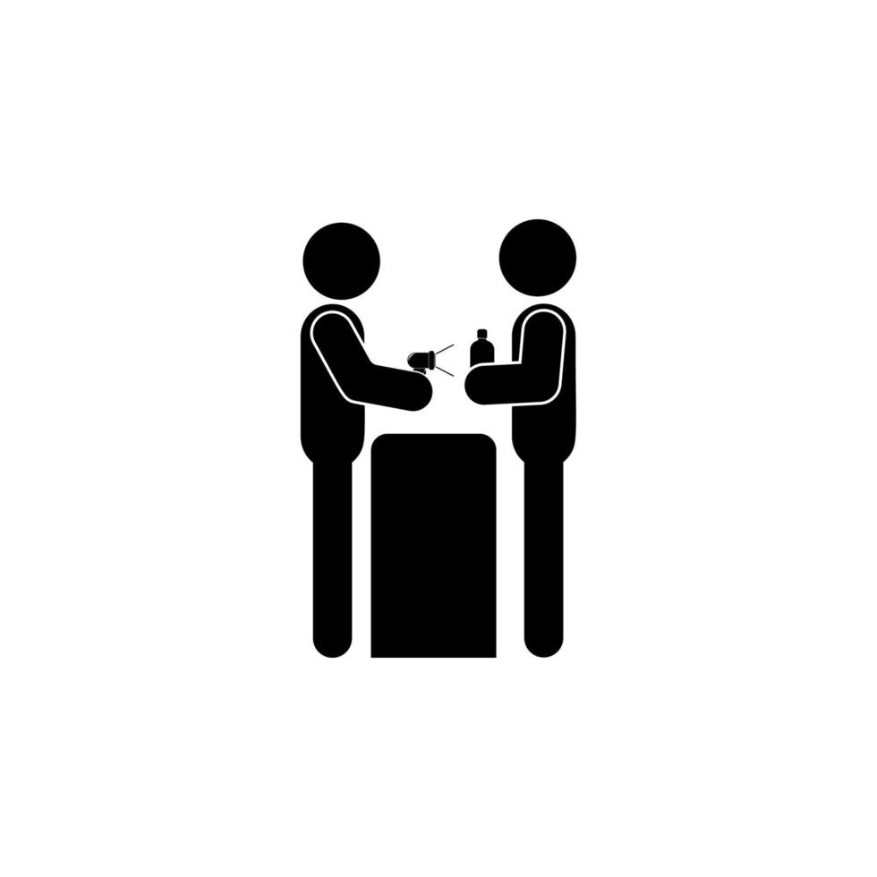 seller punches product vector icon illustration