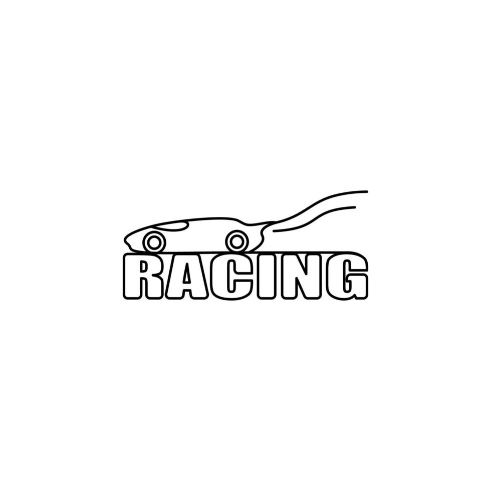 racing games vector icon illustration
