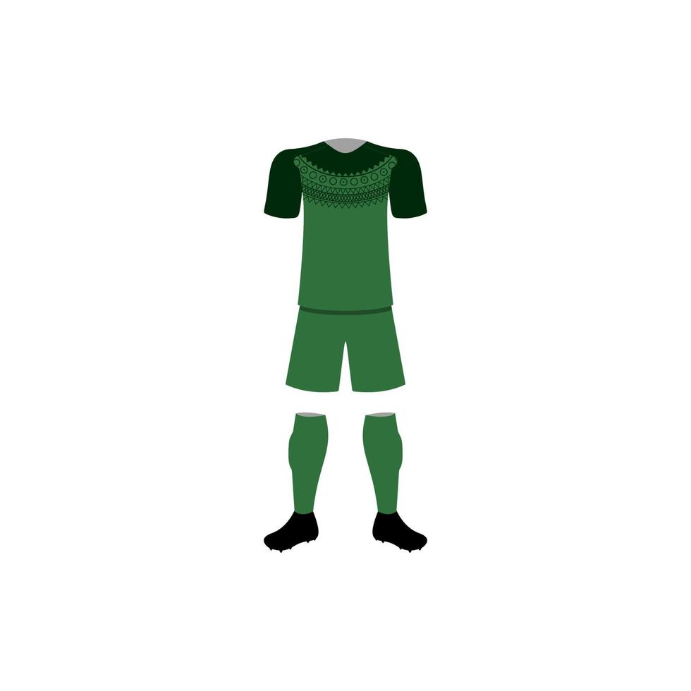 Senegal national football form vector icon illustration