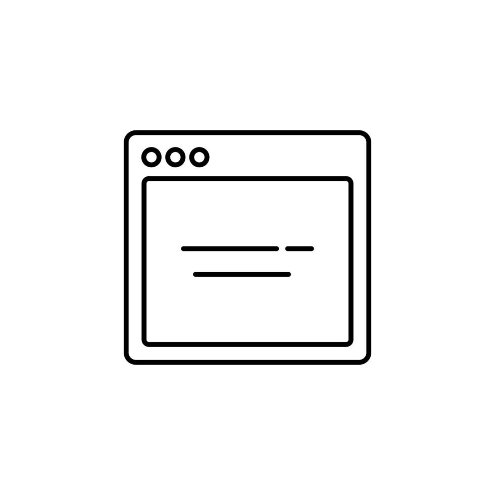 browser search webpage vector icon illustration