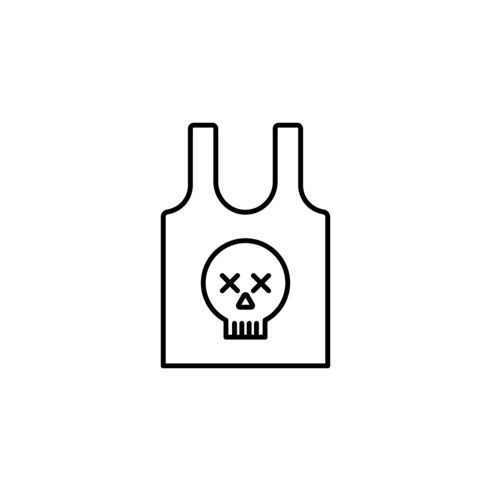 Rock, Mike, Skull vector icon illustration