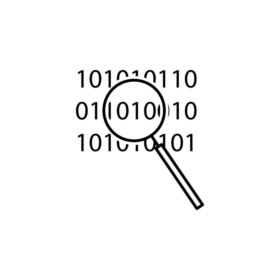 code search vector icon illustration