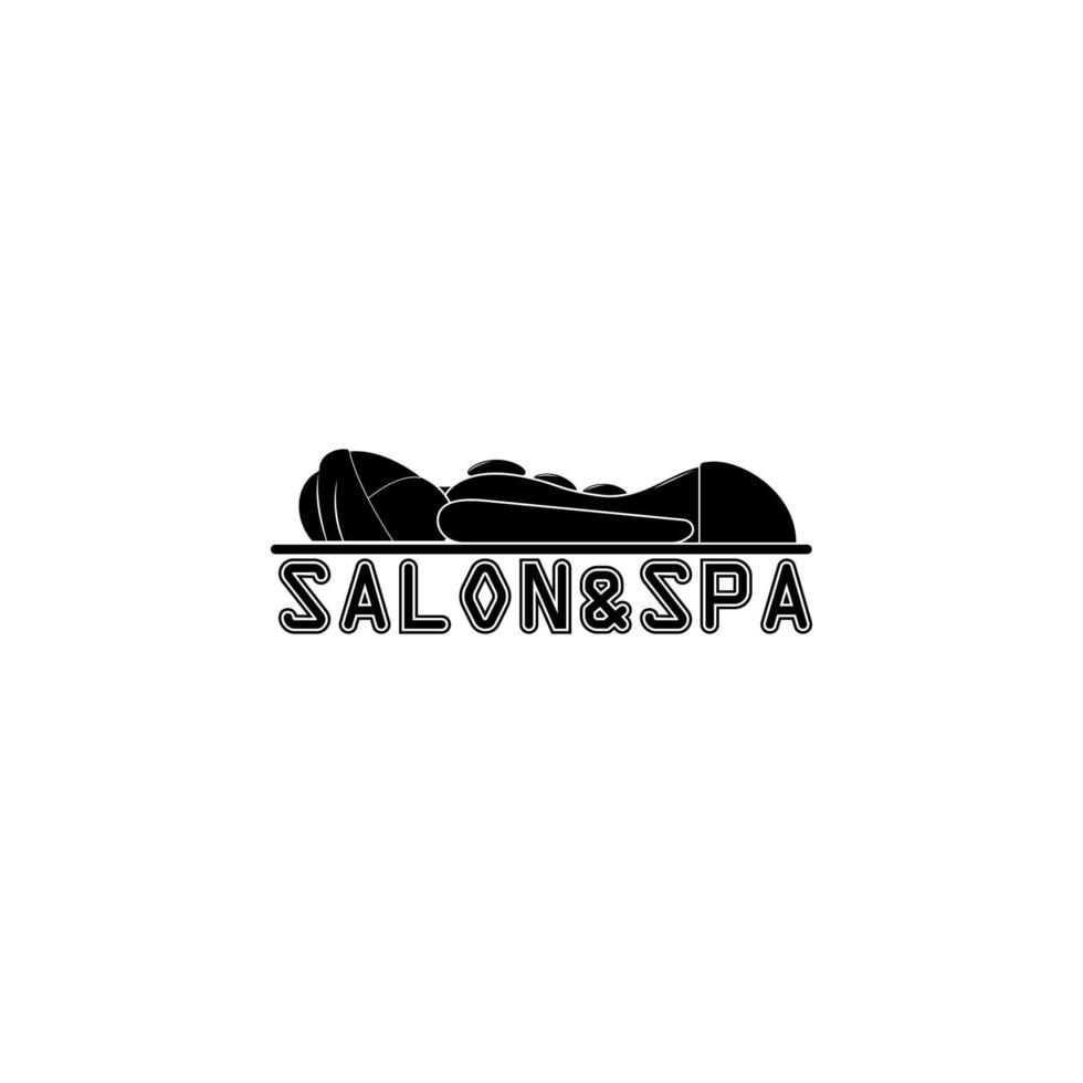 spa salón logo vector icono ilustración