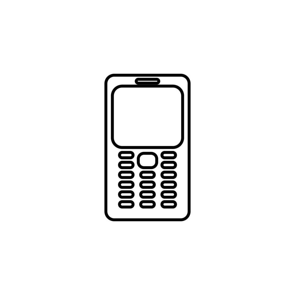 mobile phone vector icon illustration