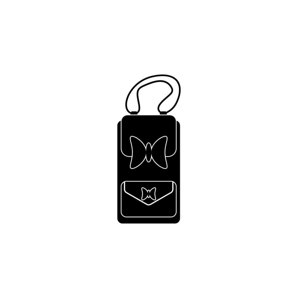 ladies handbag vector icon illustration