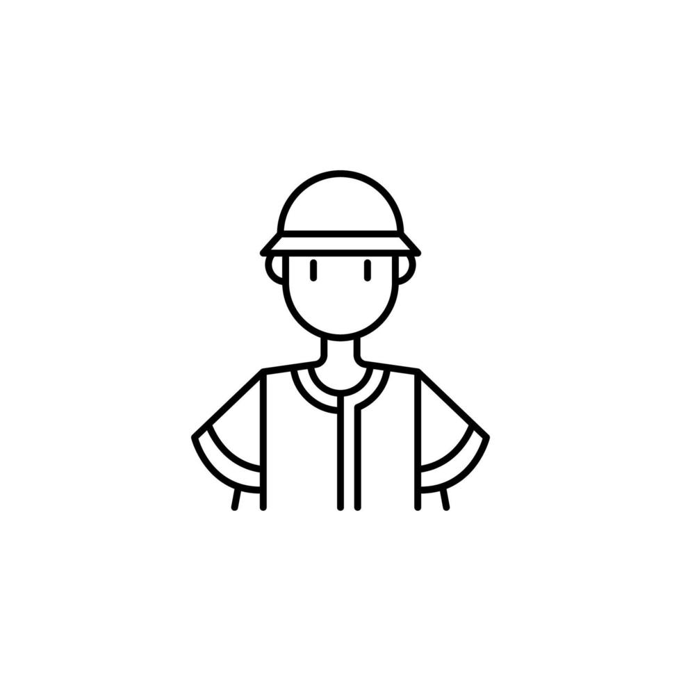 Baseball player vector icon illustration