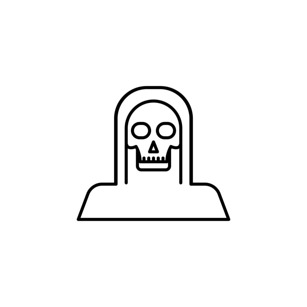 funeral, reaper vector icon illustration