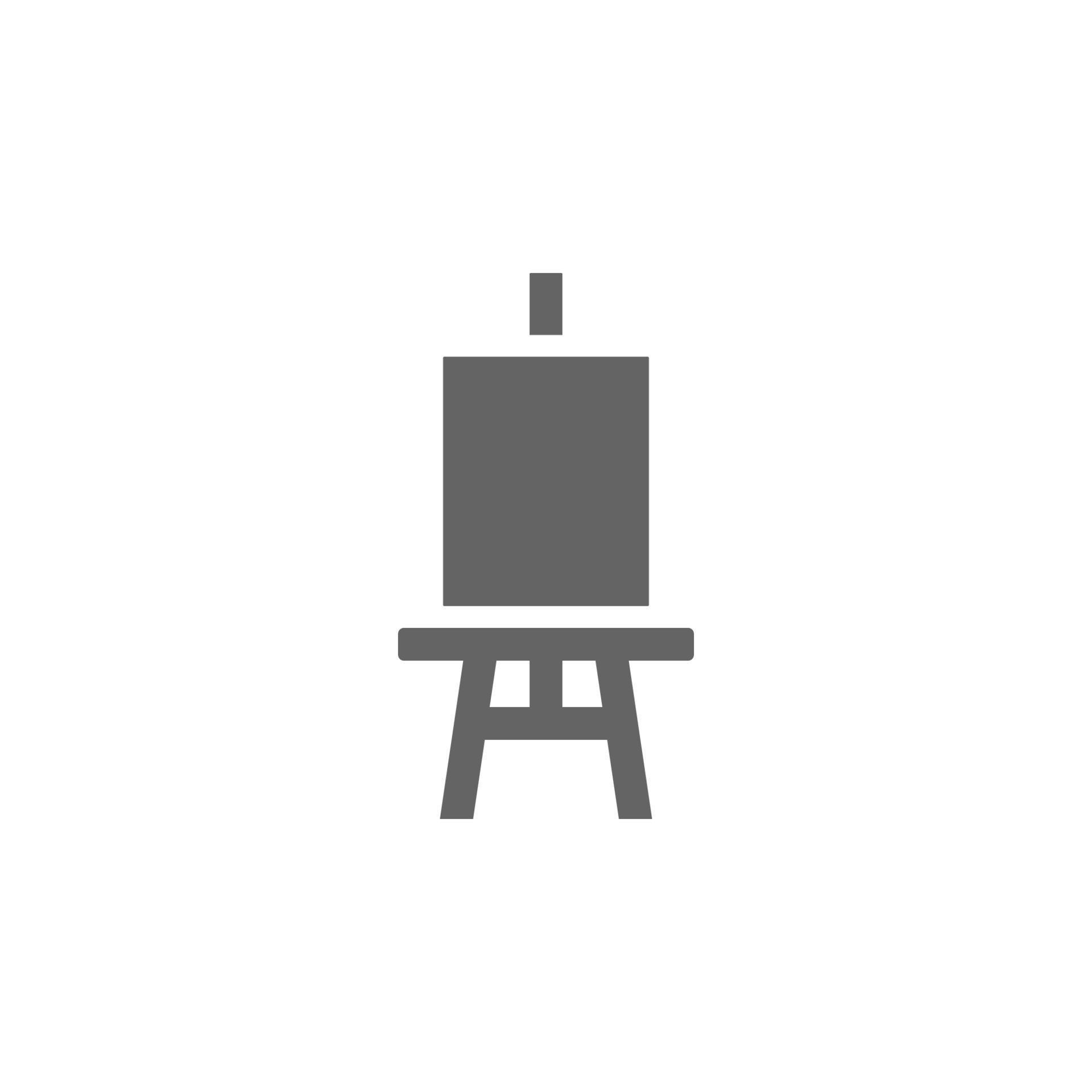 Easel, Art, drawing, painting vector icon illustration 23199062 Vector