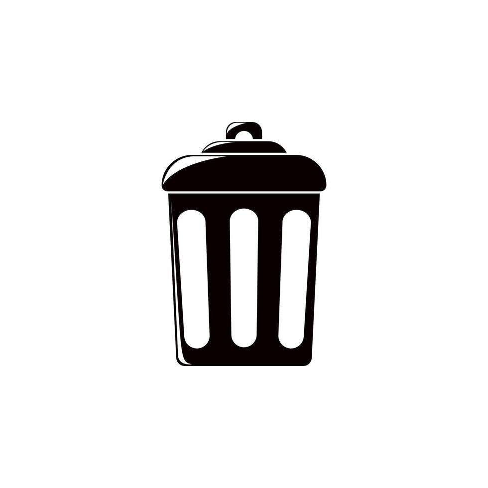 trash box vector icon illustration