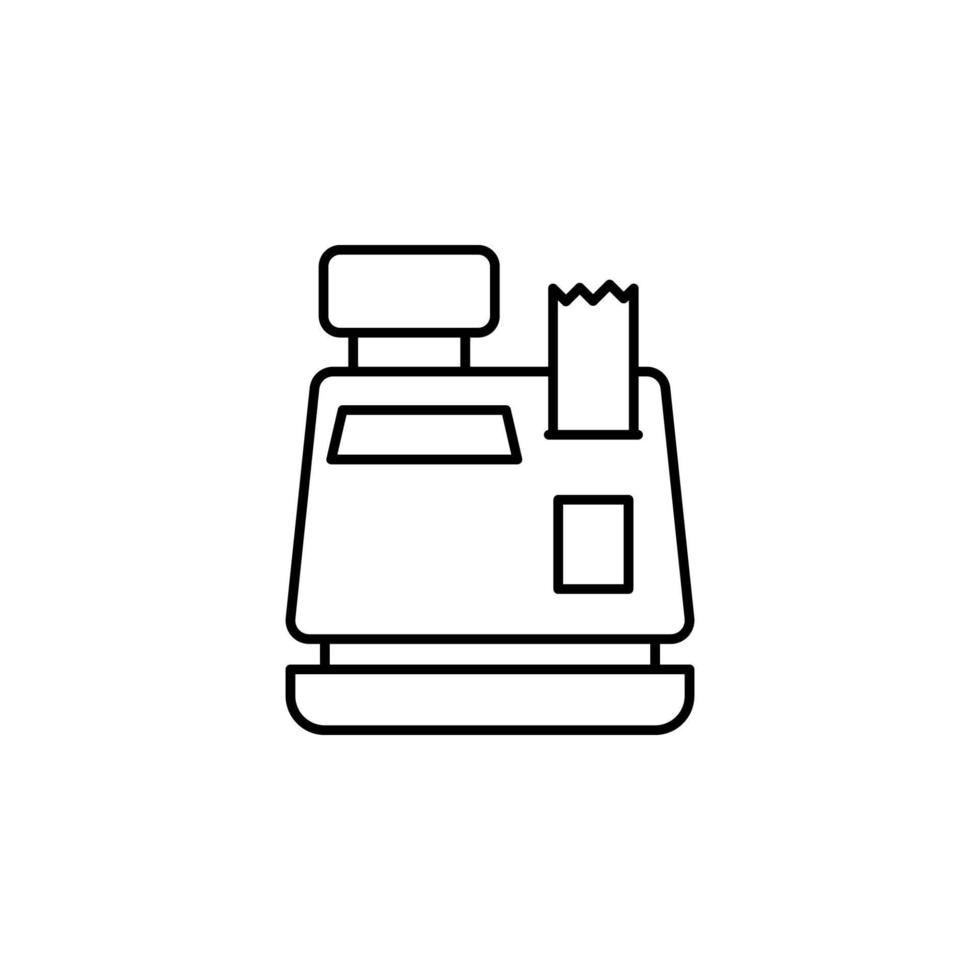 cashbox vector icon illustration