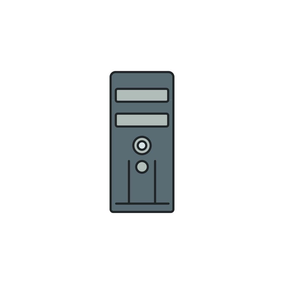computer keys vector icon illustration