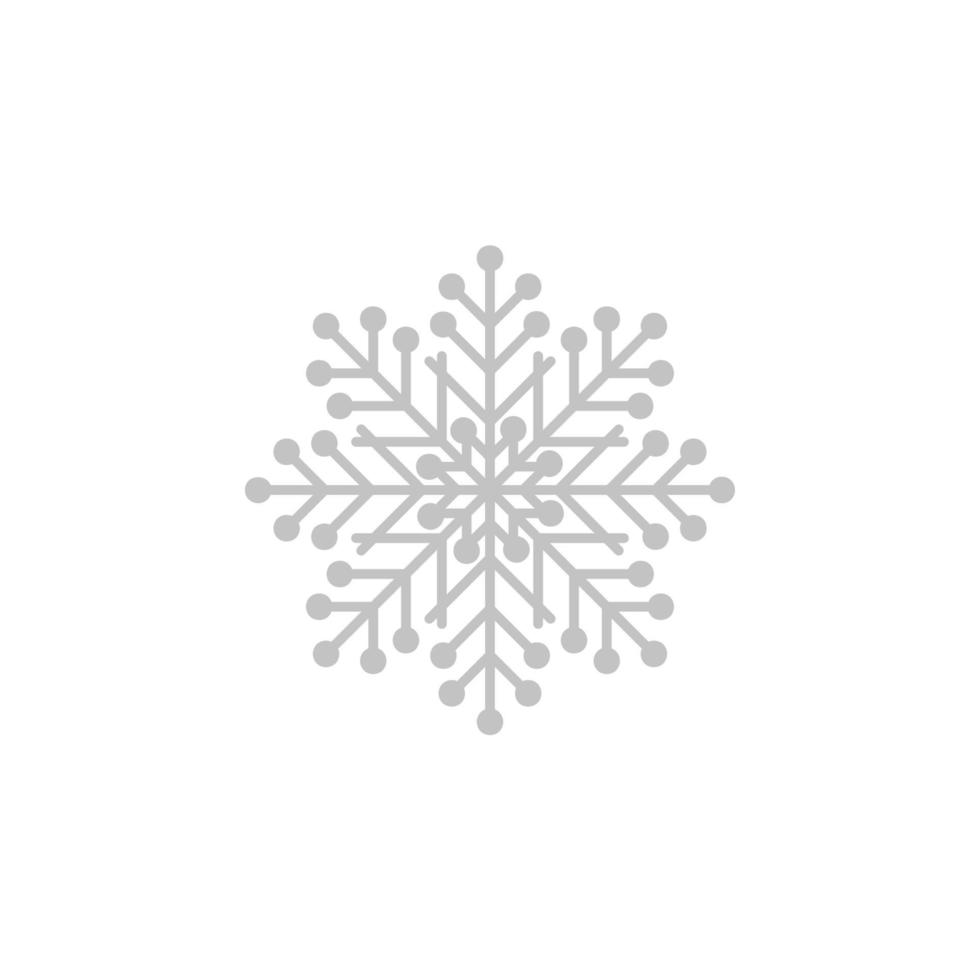 copo de nieve, nieve, invierno vector icono ilustración