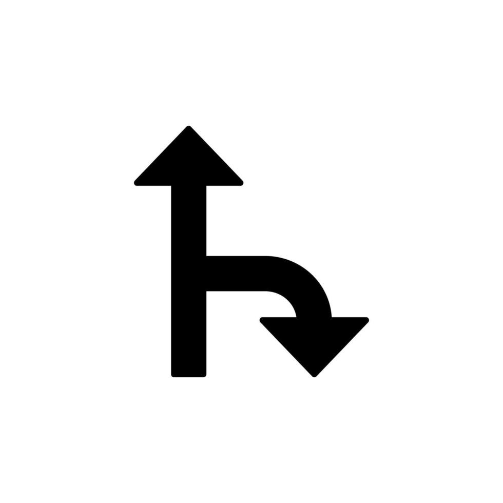 Arrow up down vector icon illustration