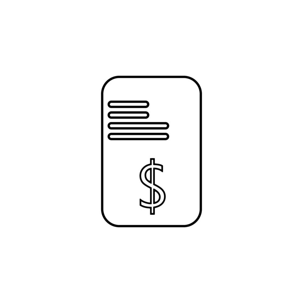 loan agreement line vector icon illustration