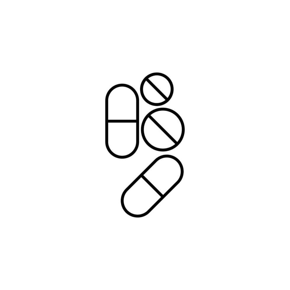 medicación vector icono ilustración