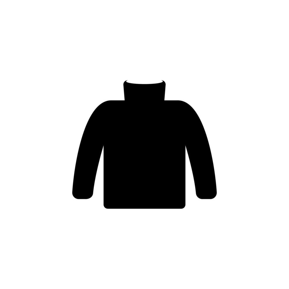 turtleneck vector icon illustration