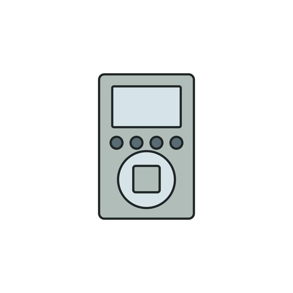 music player vector icon illustration