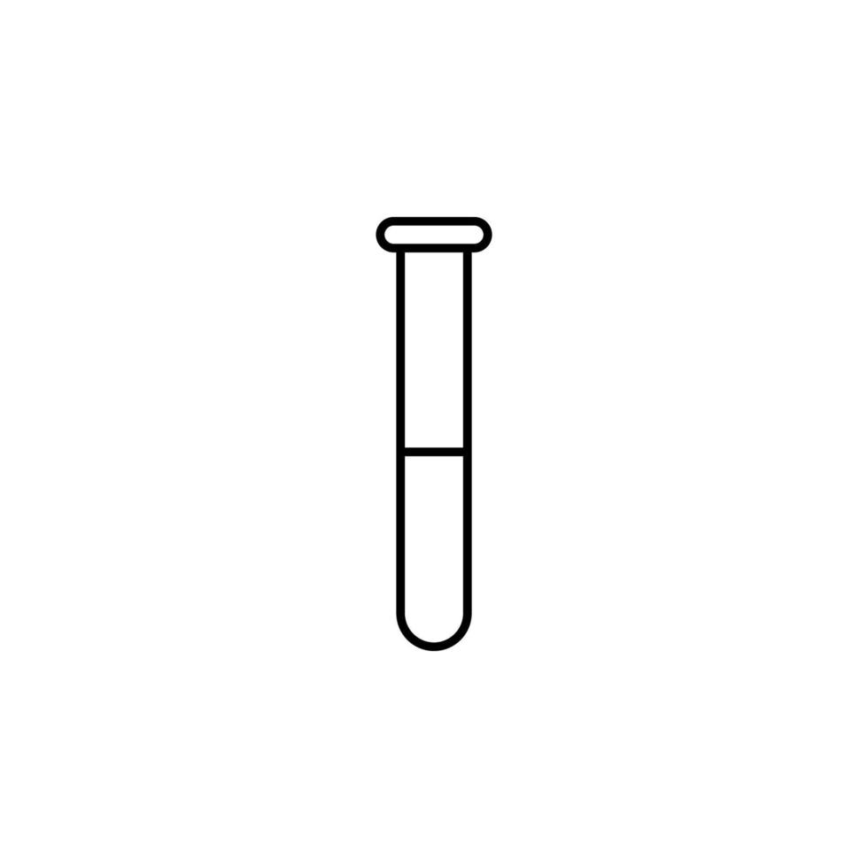 pipette line vector icon illustration