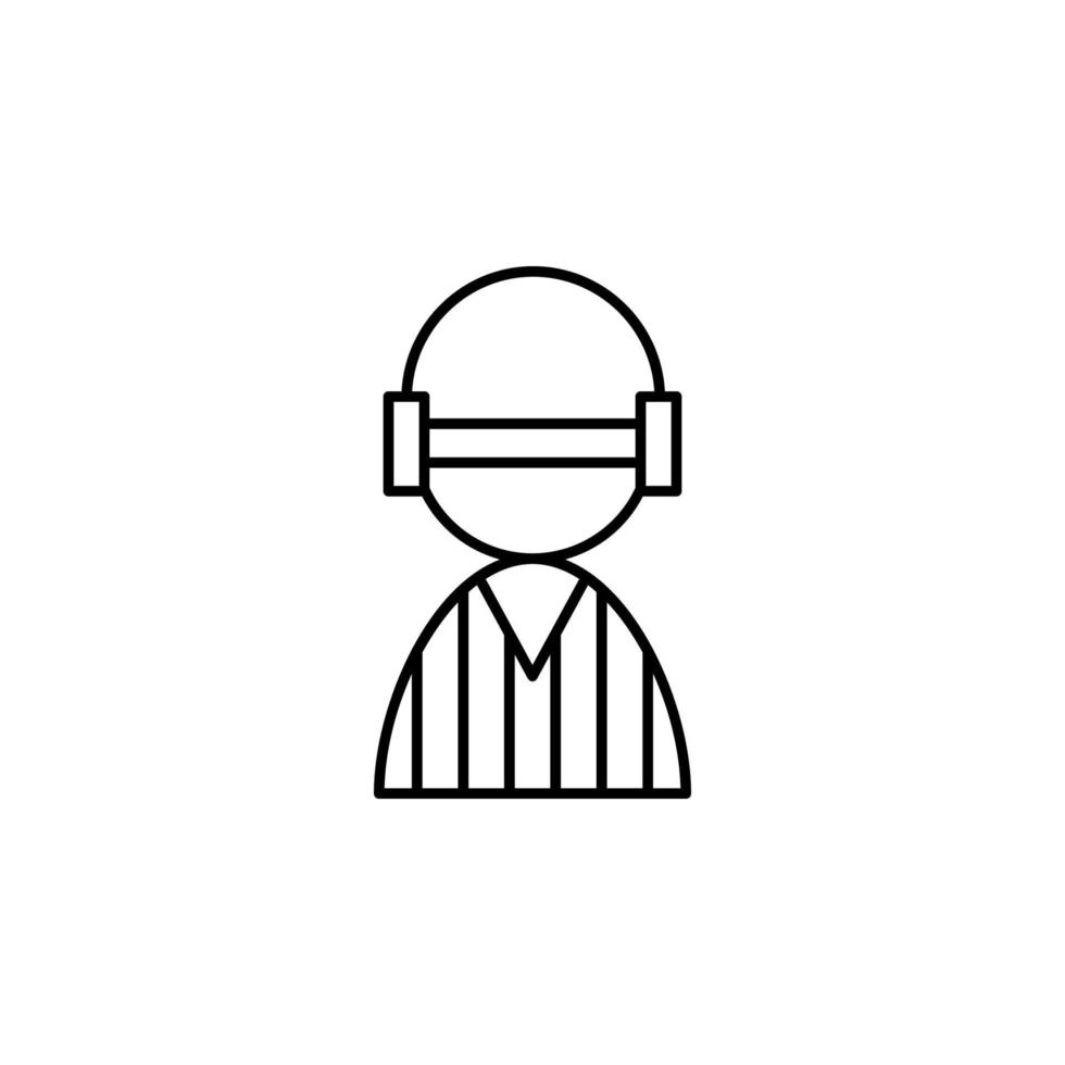 judge vector icon illustration