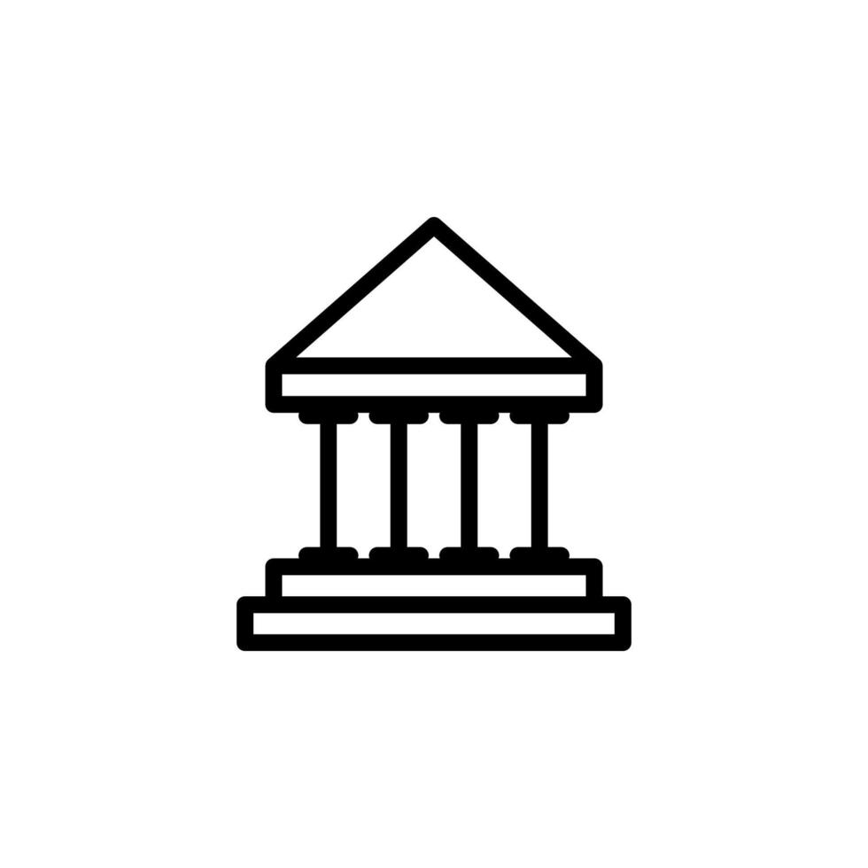 building bank vector icon illustration