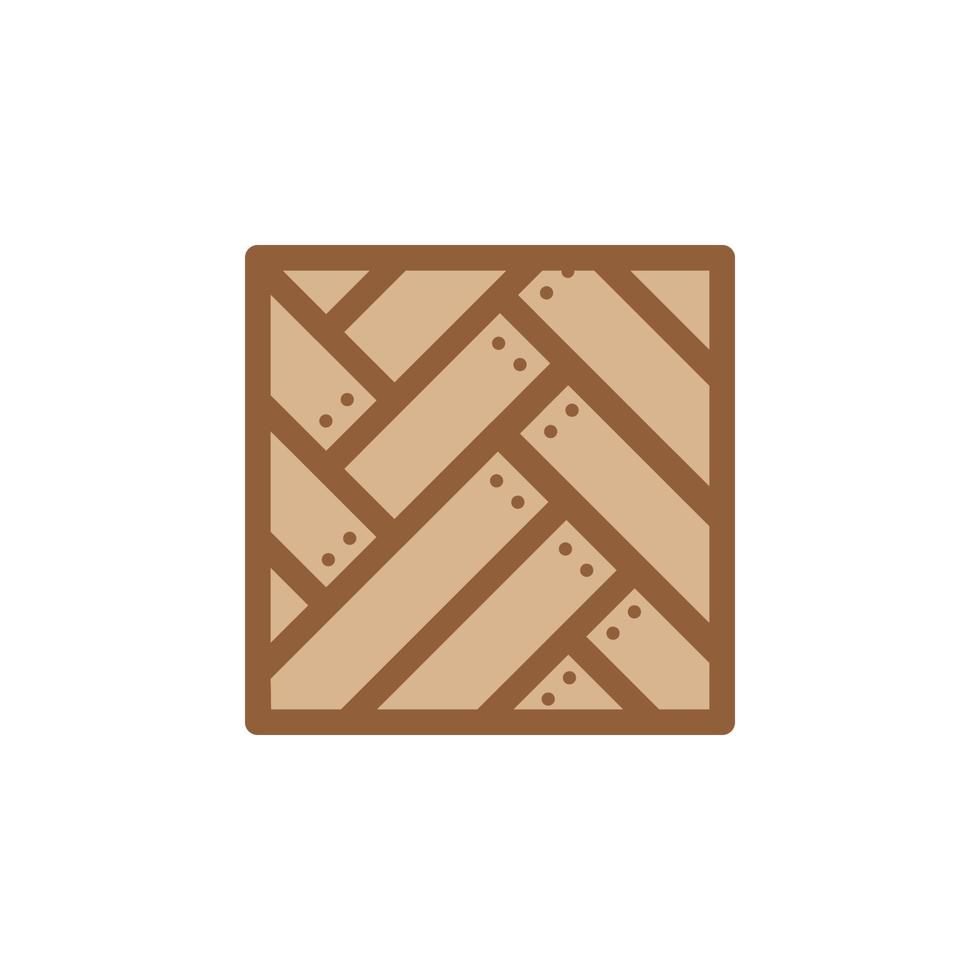 parquet, floor, pattern vector icon illustration