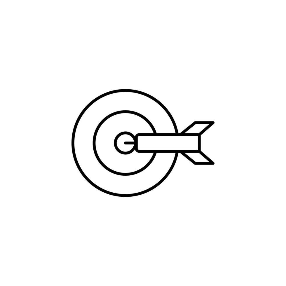 dart, target vector icon illustration
