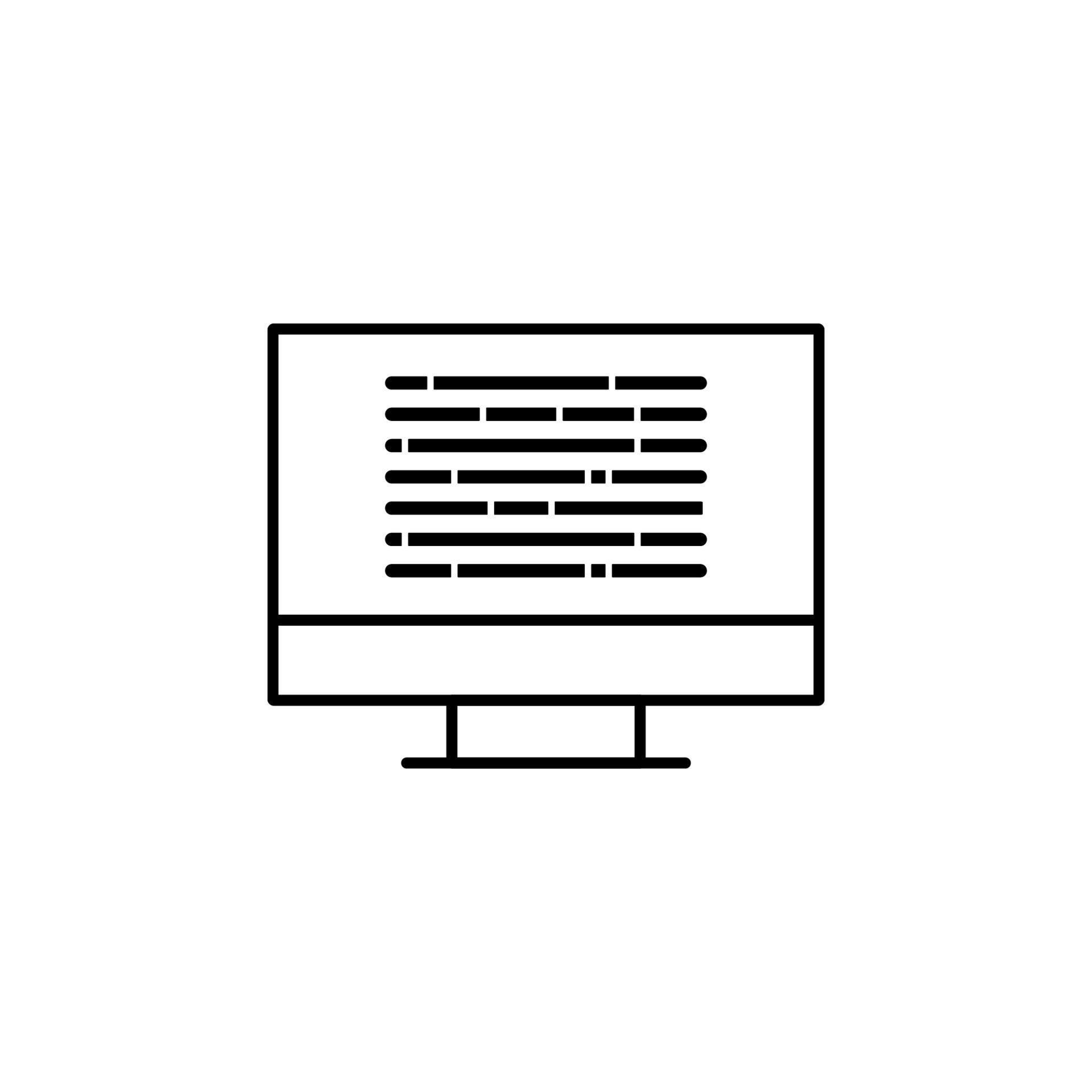 monitor coding vector icon illustration 23199639 Vector Art at Vecteezy