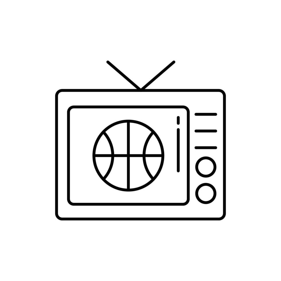 Television vector icon illustration