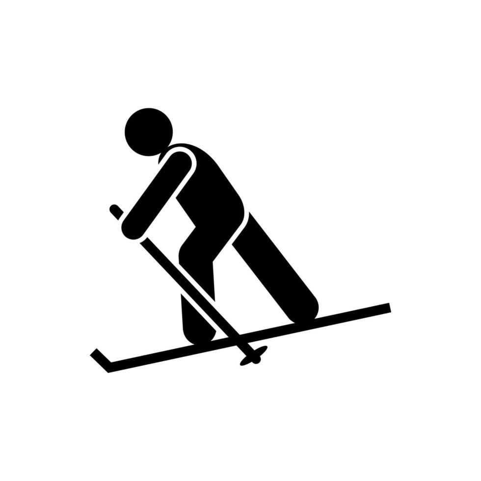 Scooter, man vector icon
