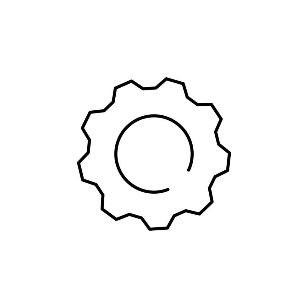 gear, setting vector icon illustration 23199711 Vector Art at Vecteezy