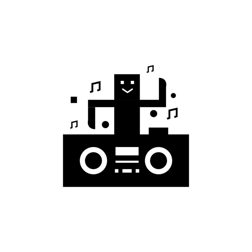 Karaoke, concert, dj vector icon illustration