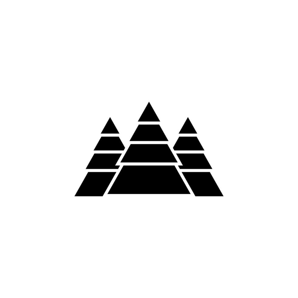 Forest, tree vector icon illustration