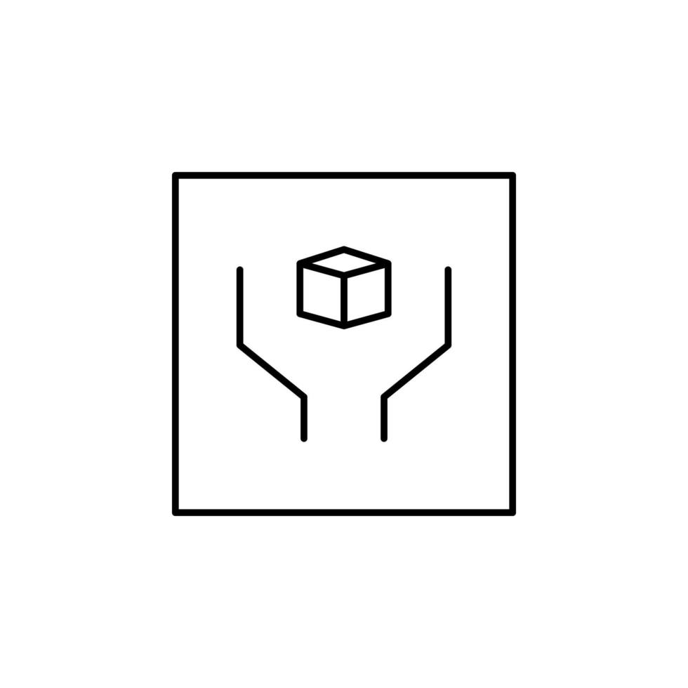 fragile, handle with care vector icon illustration