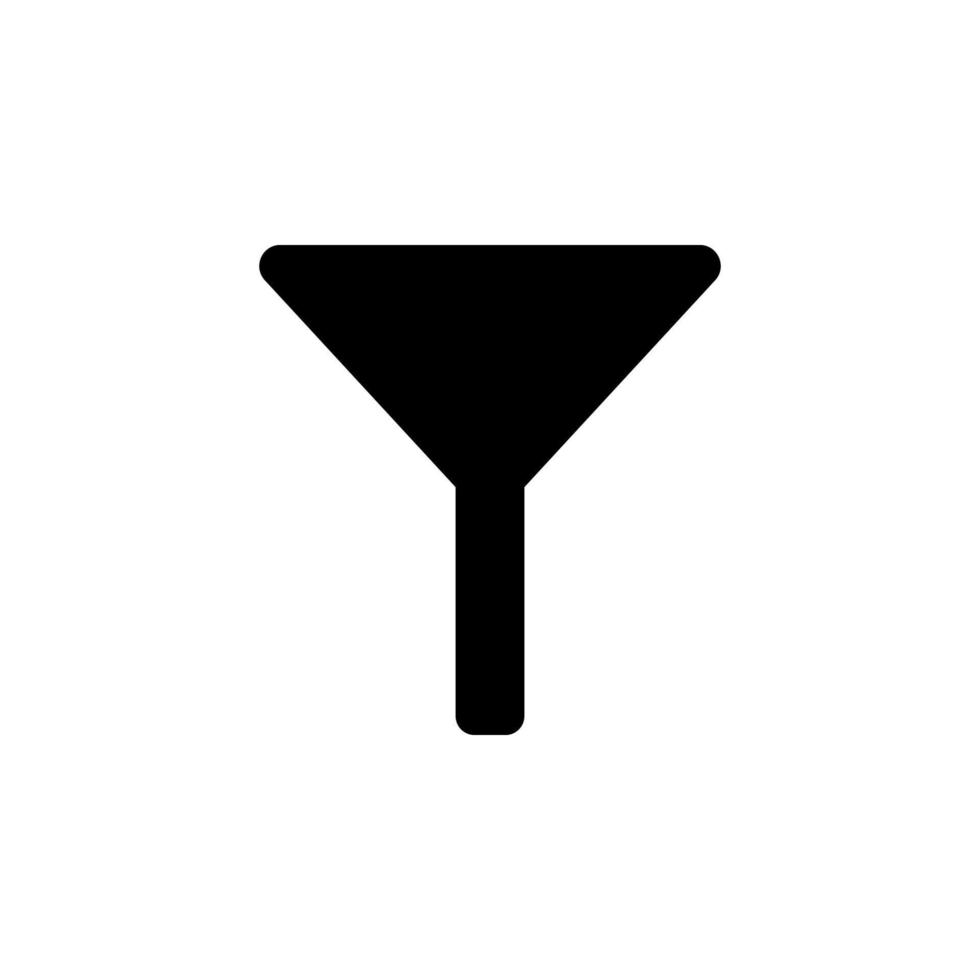 Funnel tool vector icon illustration
