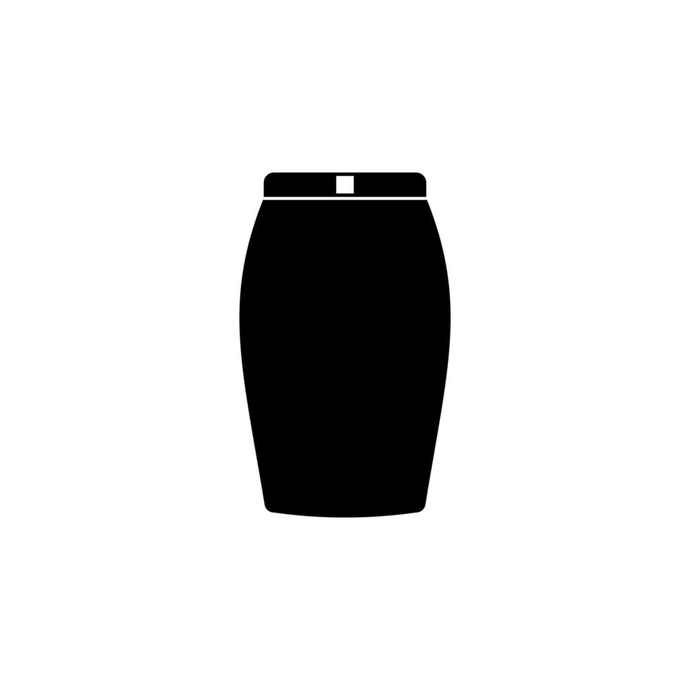 skirt vector icon illustration