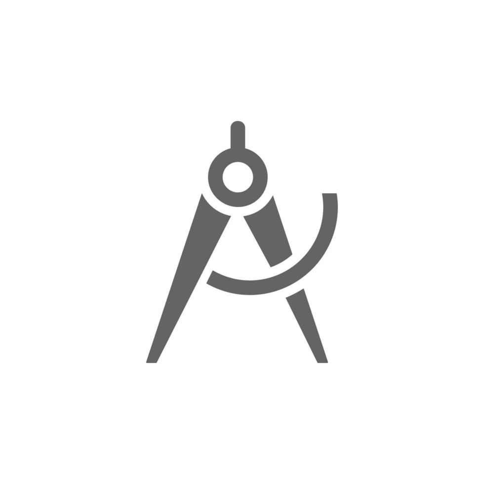 Calipers, measure, tool vector icon illustration