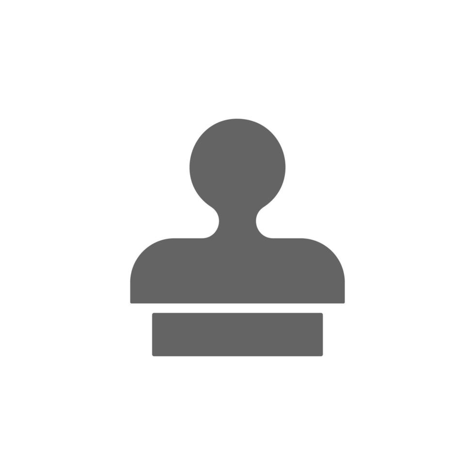 Clone, stamp, tool vector icon illustration