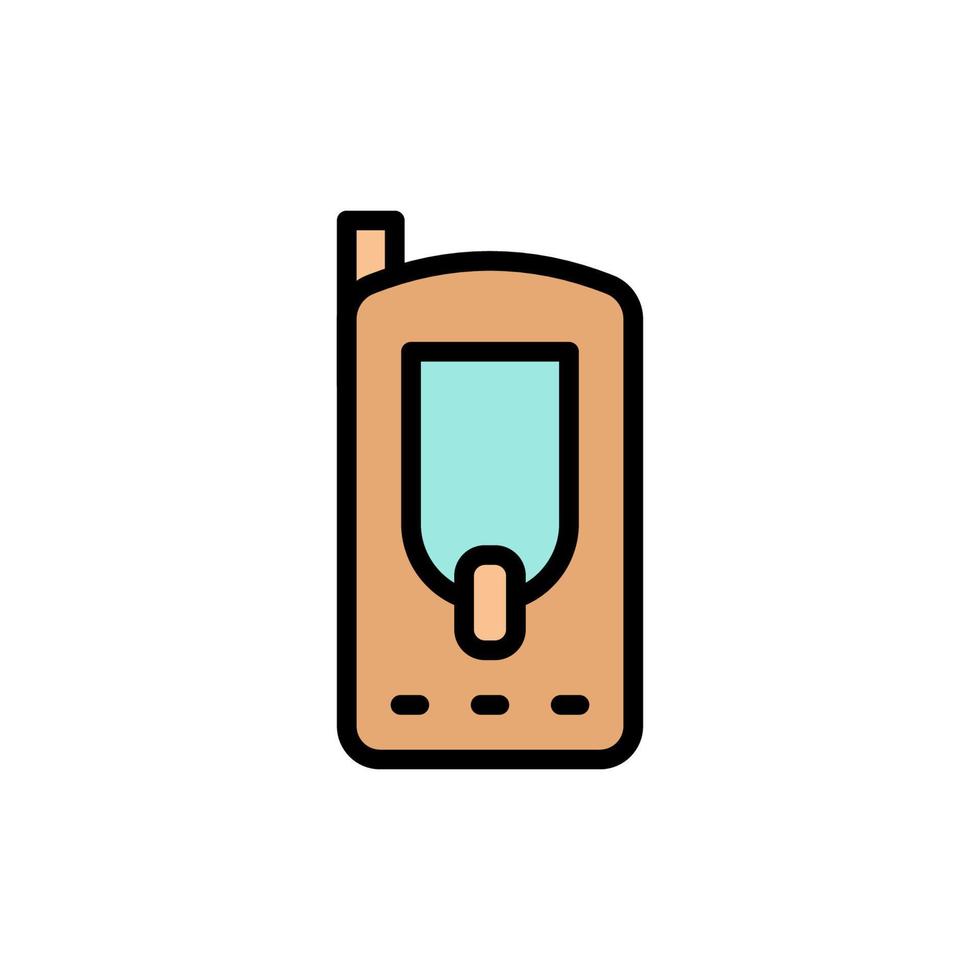 Phone, mobile, technology vector icon illustration