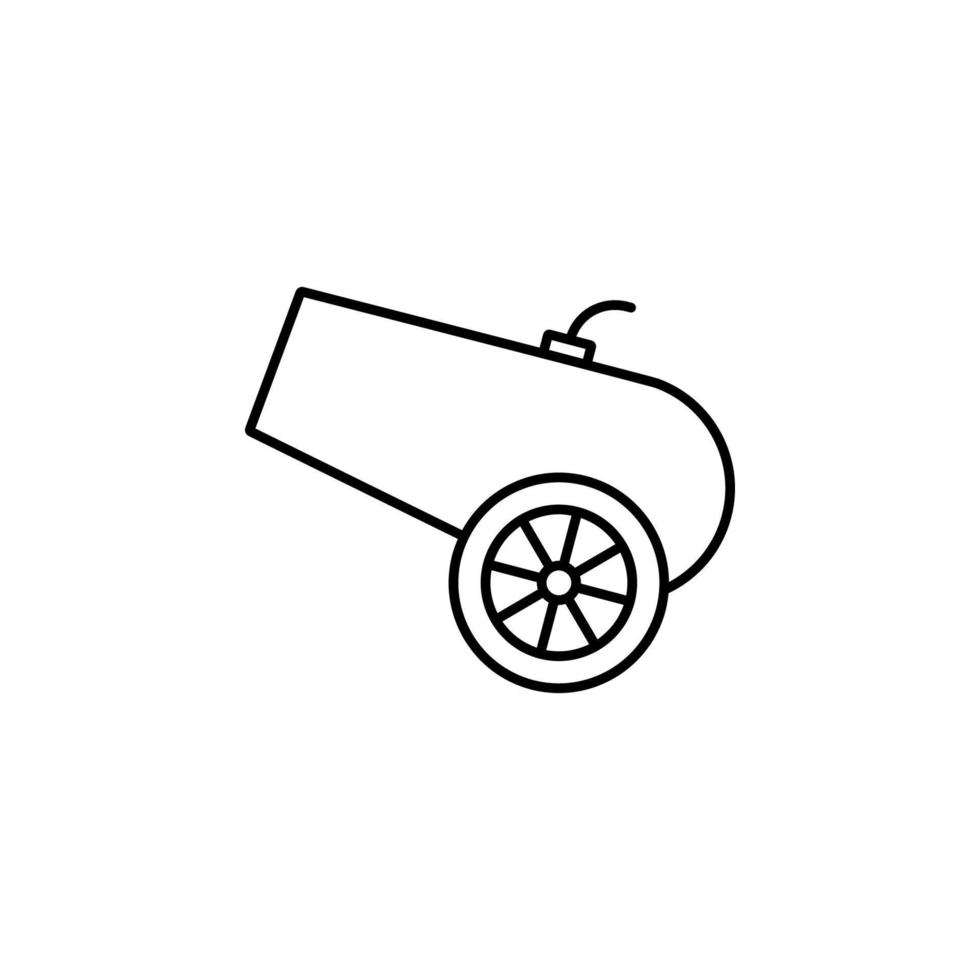 cannon vector icon illustration