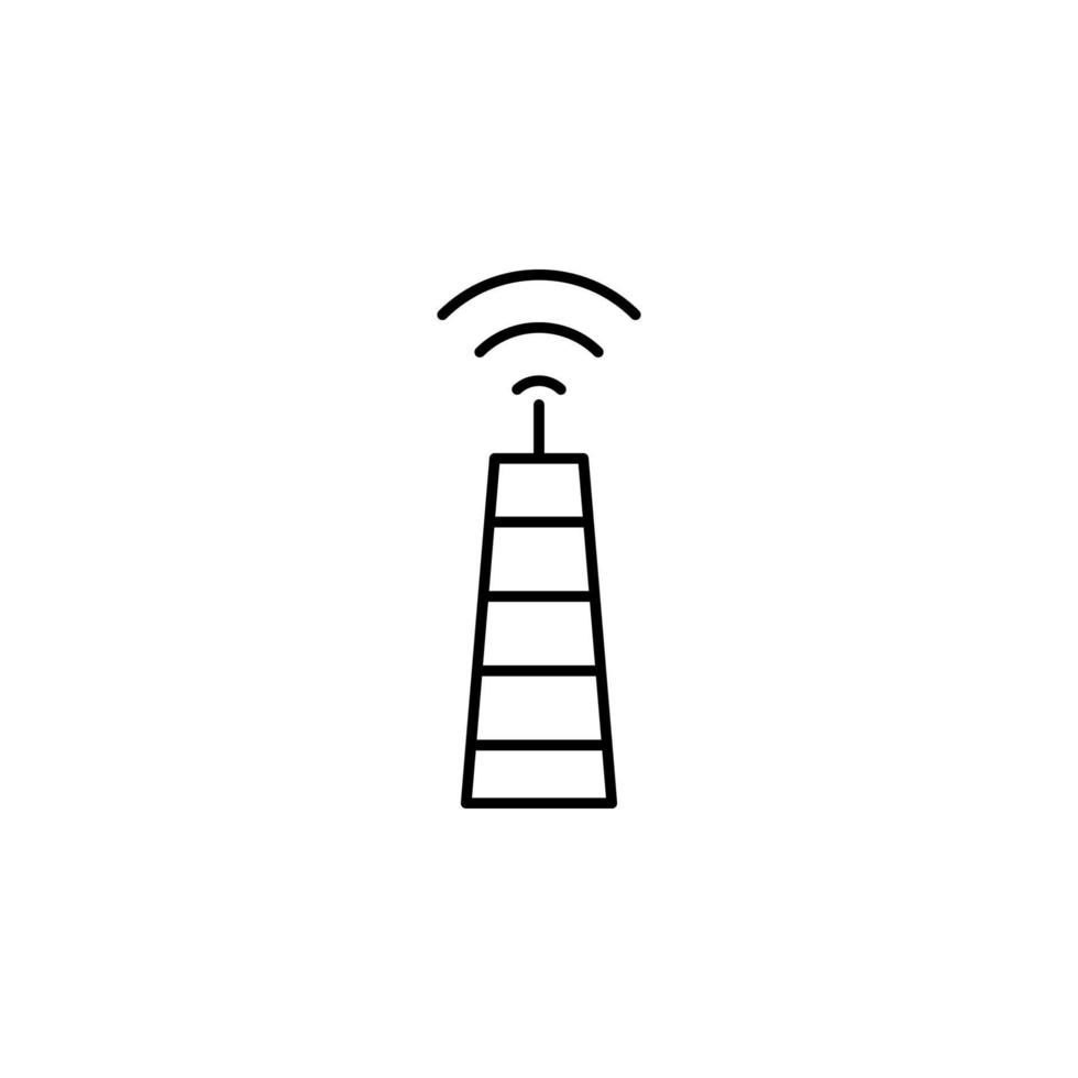 antenna vector icon illustration