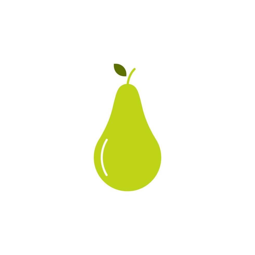pear, food vector icon illustration
