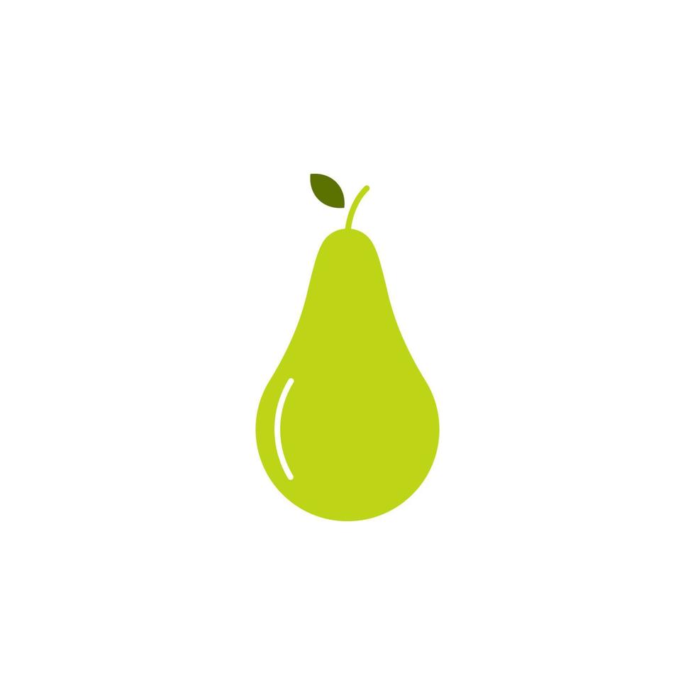 pear, food vector icon illustration