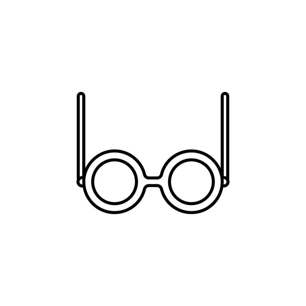 gafas vector icono ilustración