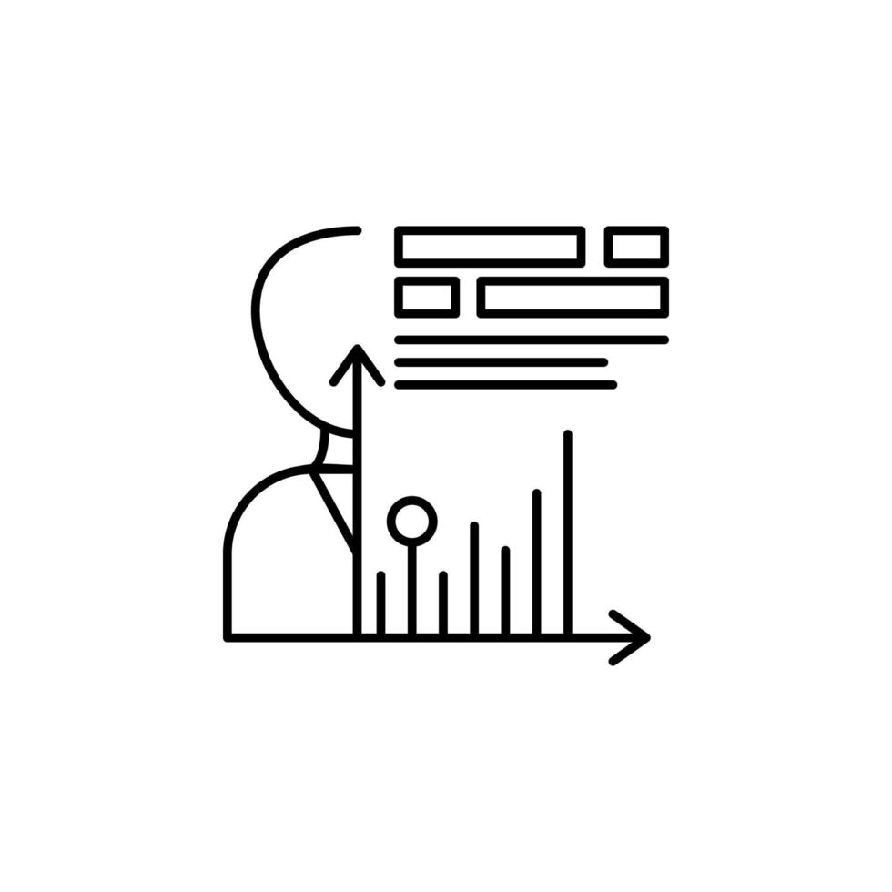 employee data vector icon illustration