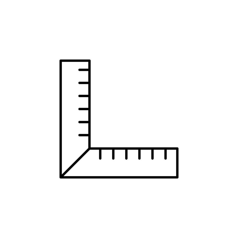 ruler vector icon illustration