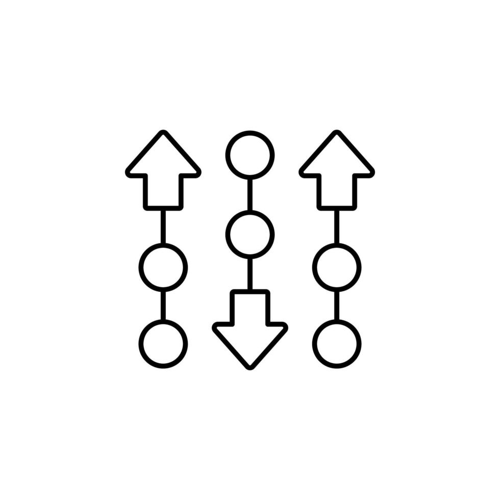 flow chart, plan, web vector icon illustration