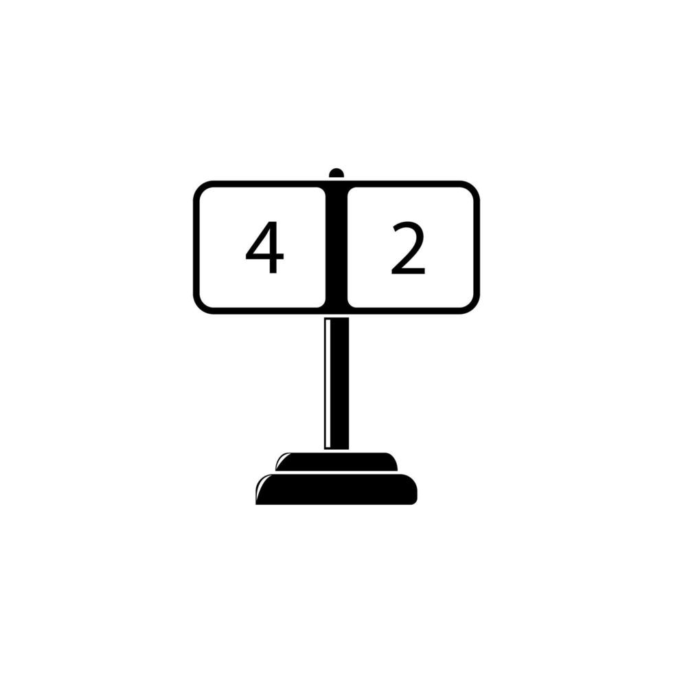 scoreboard scoreboard vector icon illustration